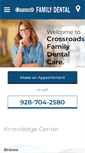 Mobile Screenshot of crossroadsfamilydentalcare.com